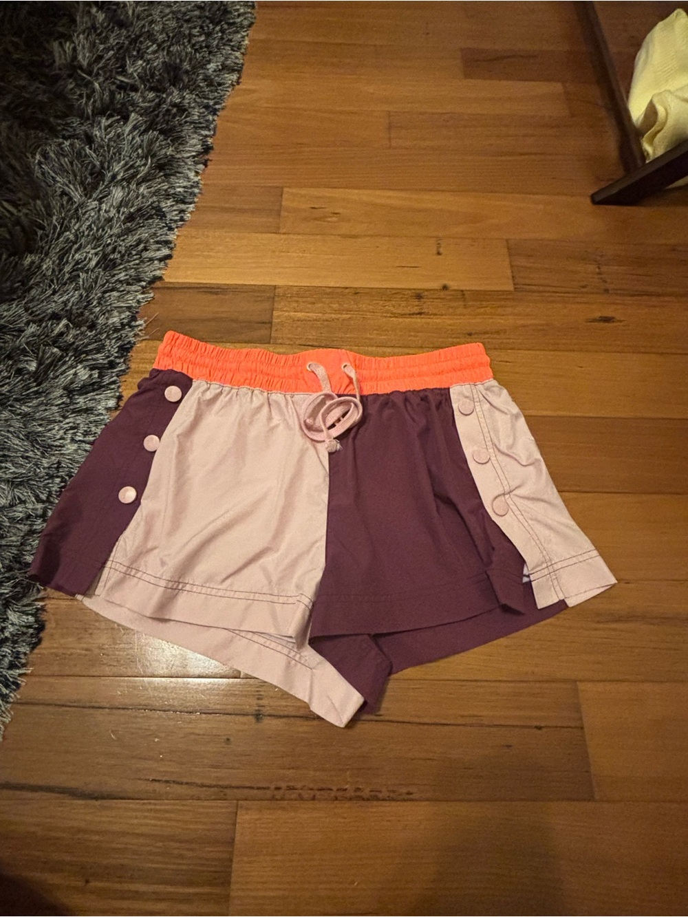 FP Movement by Free People Pink, Purple & Coral Athletic Colorblock Shorts